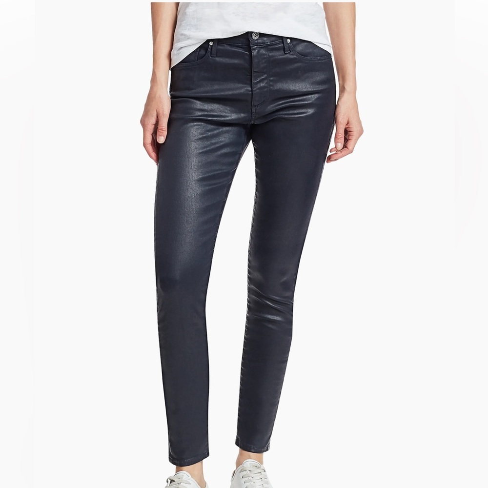 AG The Legging Ankle Super Skinny Jeggings Blue Black - Picture 13 of 15